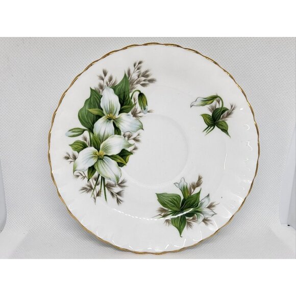 Royal Albert Trillium Bone China Teacup Saucer Floral Plate - Picture 1 of 5